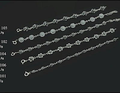 Numery komplet&oacute;w biżuterii 200-001 - producent biżuterii srebrnej Ab-AG