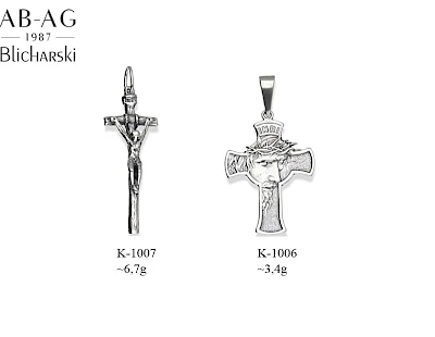 Krzyże - producent biżuterii srebrnej Ab-AG