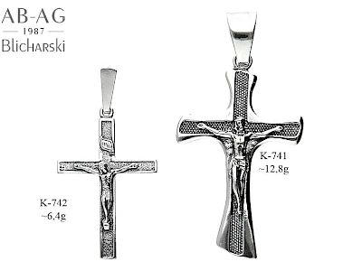 Krzyże - producent biżuterii srebrnej Ab-AG