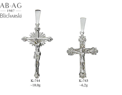 Krzyże - producent biżuterii srebrnej Ab-AG