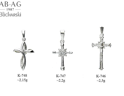 Krzyże - producent biżuterii srebrnej Ab-AG