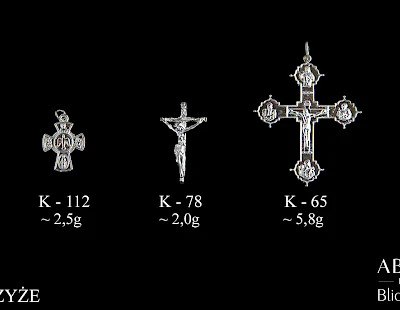 Krzyże - producent biżuterii srebrnej Ab-AG
