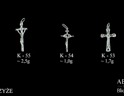 Krzyże - producent biżuterii srebrnej Ab-AG