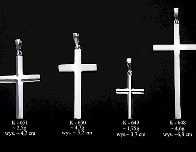 Krzyże - producent biżuterii srebrnej Ab-AG