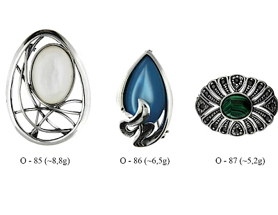 Broszki - producent biżuterii srebrnej Ab-AG