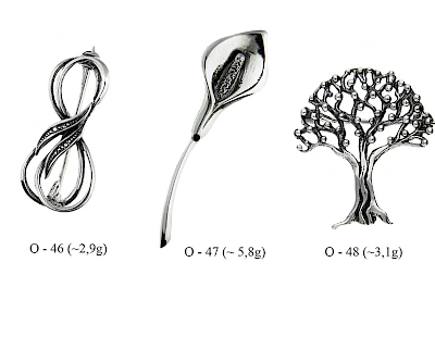 Broszki - producent biżuterii srebrnej Ab-AG