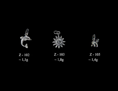 Zawieszki - producent biżuterii srebrnej Ab-AG