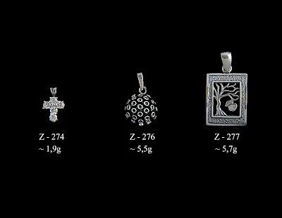 Zawieszki - producent biżuterii srebrnej Ab-AG