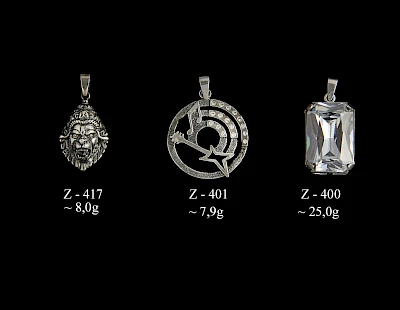 Zawieszki - producent biżuterii srebrnej Ab-AG