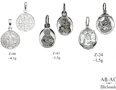 Zawieszki - producent biżuterii srebrnej Ab-AG