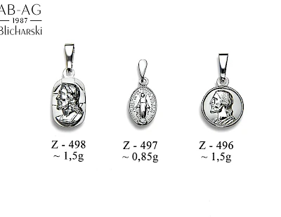 Zawieszki - producent biżuterii srebrnej Ab-AG