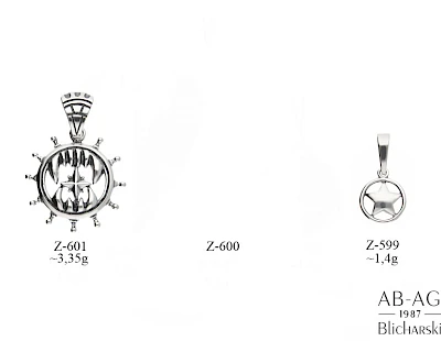 Zawieszki - producent biżuterii srebrnej Ab-AG