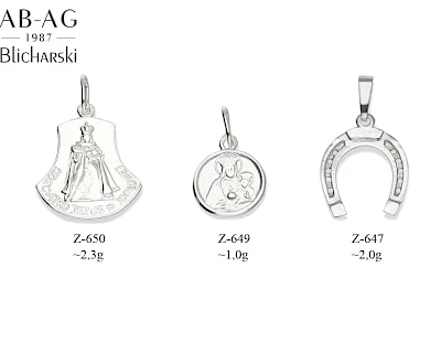 Zawieszki - producent biżuterii srebrnej Ab-AG