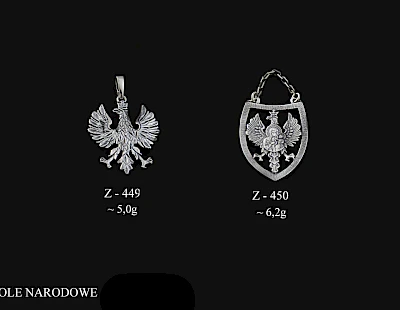 Symbole narodowe - producent biżuterii srebrnej Ab-AG