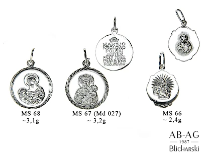 Medaliki - producent biżuterii srebrnej Ab-AG