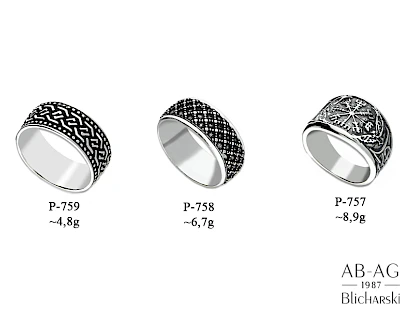 Pierścionki i sygnety - producent biżuterii srebrnej Ab-AG