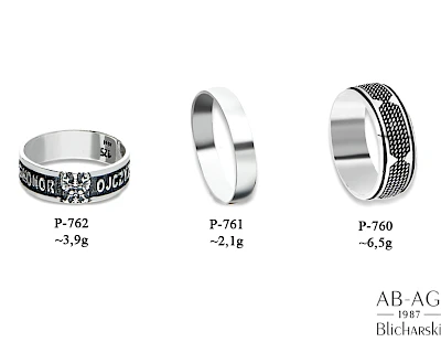 Pierścionki i sygnety - producent biżuterii srebrnej Ab-AG