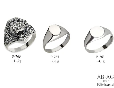 Pierścionki i sygnety - producent biżuterii srebrnej Ab-AG