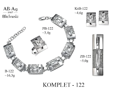 Komplety biżuterii z dodatkami - producent biżuterii srebrnej Ab-AG