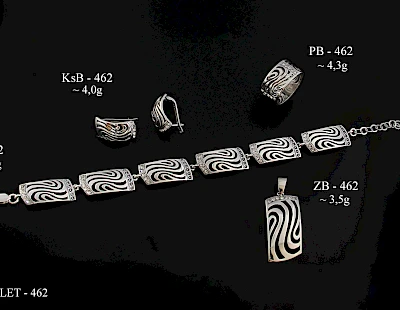 Komplety biżuterii z dodatkami - producent biżuterii srebrnej Ab-AG