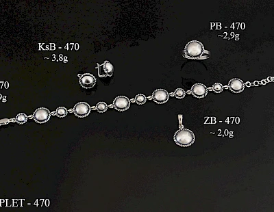 Komplety biżuterii z dodatkami - producent biżuterii srebrnej Ab-AG
