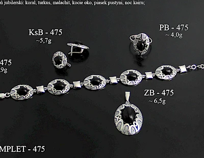 Komplety biżuterii z dodatkami - producent biżuterii srebrnej Ab-AG