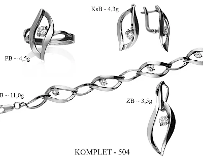 Komplety biżuterii z dodatkami - producent biżuterii srebrnej Ab-AG