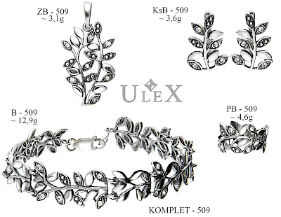 Komplety biżuterii z dodatkami - producent biżuterii srebrnej Ab-AG