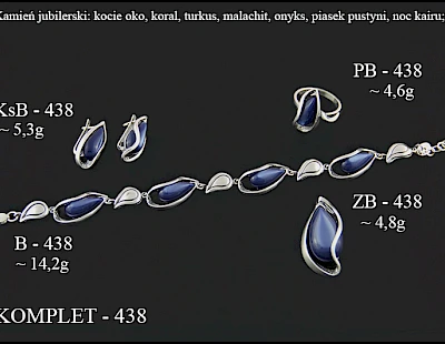 Komplety biżuterii z dodatkami - producent biżuterii srebrnej Ab-AG
