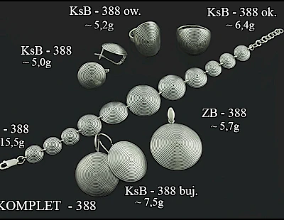 Komplety biżuterii bez dodatk&oacute;w - producent biżuterii srebrnej Ab-AG
