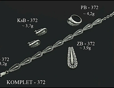 Komplety biżuterii bez dodatk&oacute;w - producent biżuterii srebrnej Ab-AG