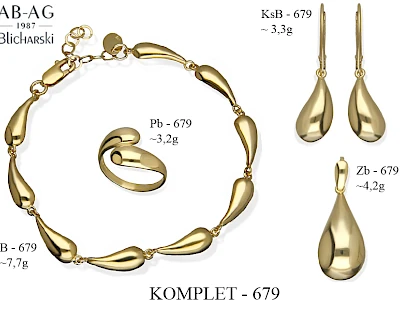 Komplety biżuterii bez dodatk&oacute;w - producent biżuterii srebrnej Ab-AG