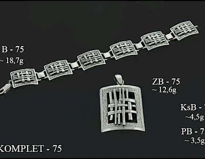 Komplety biżuterii bez dodatk&oacute;w - producent biżuterii srebrnej Ab-AG