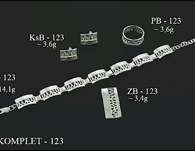 Komplety biżuterii bez dodatk&oacute;w - producent biżuterii srebrnej Ab-AG